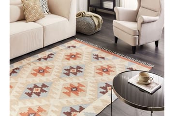 Dilijan Kelimteppe 160x230 cm - Beige - Tekstiler & tepper - Teppe & matte - Orientalske tepper - Kelimtepper