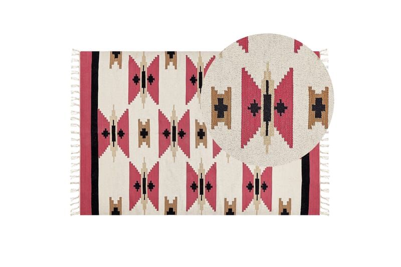 Garni Kelimteppe 160x230 cm - Rød - Tekstiler & tepper - Teppe & matte - Orientalske tepper - Kelimtepper