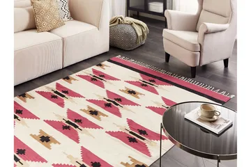 Garni Kelimteppe 160x230 cm - Rød - Tekstiler & tepper - Teppe & matte - Orientalske tepper - Kelimtepper