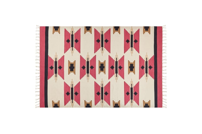 Garni Kelimteppe 200x300 cm, Rød