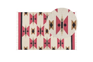 Garni Kelimteppe 200x300 cm - Rød - Tekstiler & tepper - Teppe & matte - Orientalske tepper - Kelimtepper