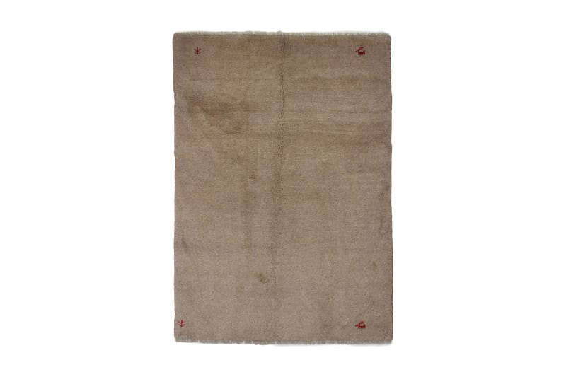 Håndknyttet Gabbeh Shiraz Ull Beige 140x189cm - Beige - Orientalske tepper - Persisk matte