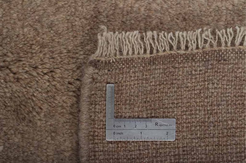 Håndknyttet Gabbeh Shiraz Ull Beige 162x190cm - Beige - Orientalske tepper - Persisk matte