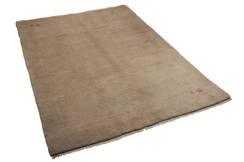 Håndknyttet Gabbeh Shiraz Ull Beige 173x238cm - Beige - Orientalske tepper - Persisk matte