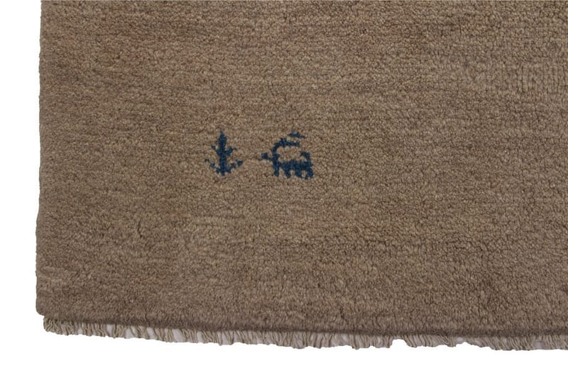 Håndknyttet Gabbeh Shiraz Ull Beige 175x240cm - Beige - Orientalske tepper - Persisk matte
