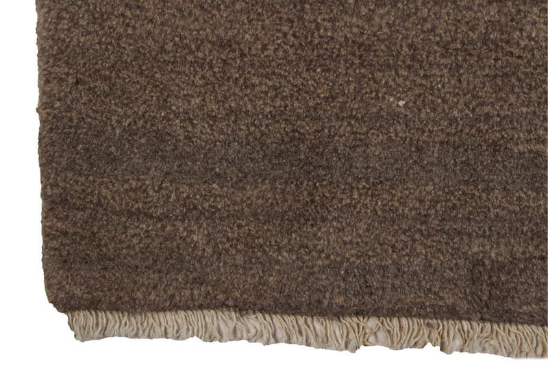 Håndknyttet Gabbeh Shiraz Ull Brun 155x183 cm - Brun - Orientalske tepper - Persisk matte