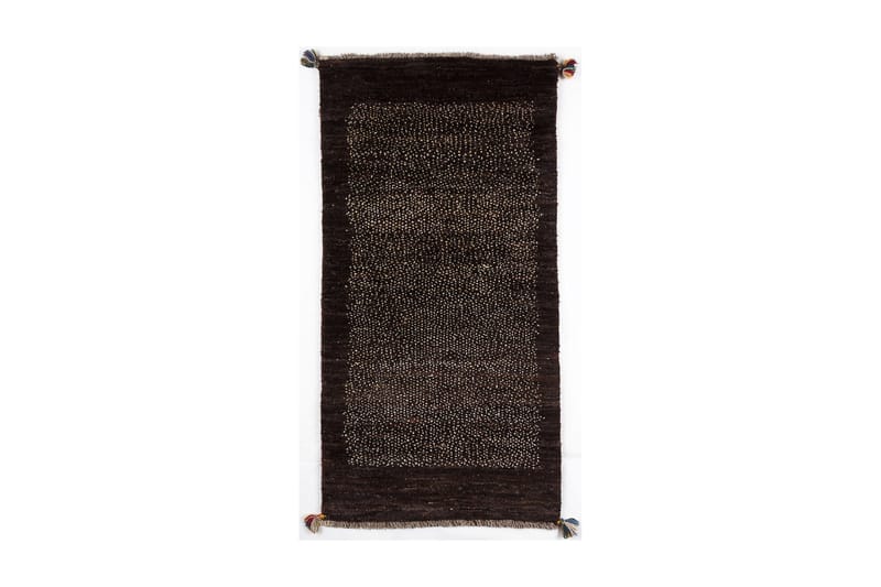 Håndknyttet Gabbeh Shiraz Ull Brun/Krem 71x138 cm - Brun/Krem - Orientalske tepper - Persisk matte