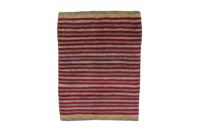 Håndknyttet Gabbeh Shiraz Ull Flerfarget 85x112cm - Flerfarget - Orientalske tepper - Persisk matte