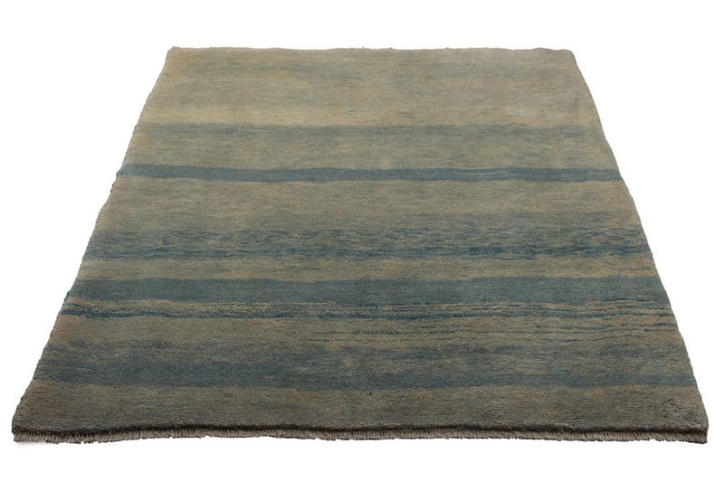 Håndknyttet Gabbeh Shiraz Ull Krem/Blå 165x185 cm - Blå|Krem - Orientalske tepper - Persisk matte