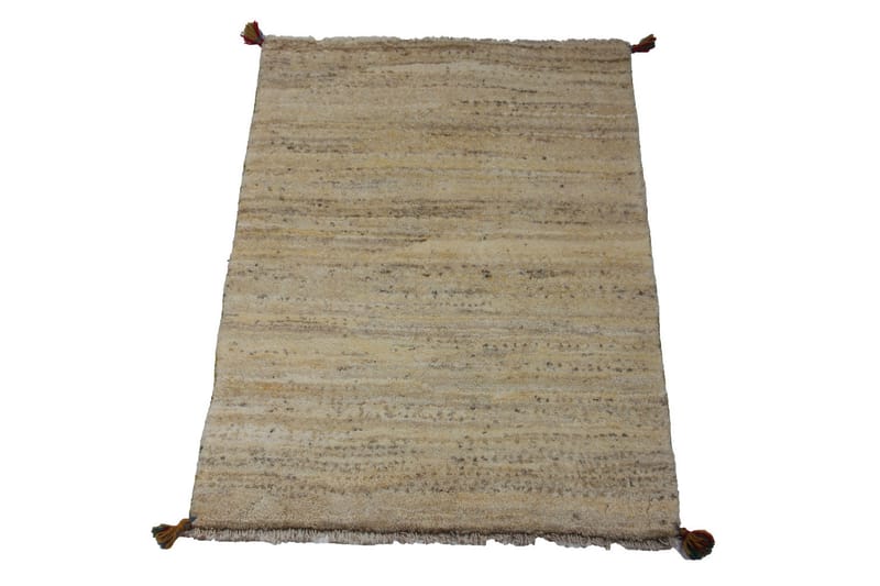 Håndknyttet Gabbeh Shiraz Ull Krem/Grå 79x114cm - Grå|Krem - Orientalske tepper - Persisk matte