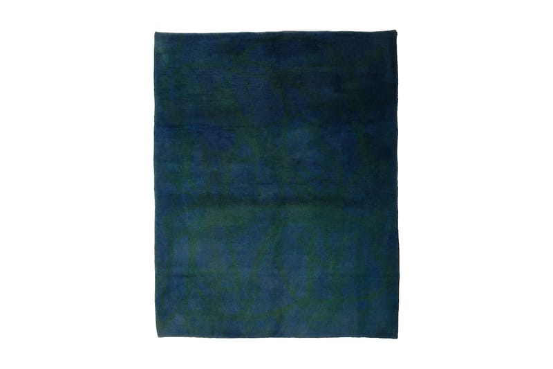 Håndknyttet Gabbeh Shiraz Ull Mørkeblå/Mørkegrønn 152x190 cm - Mørkeblå|Mørkegrønn - Orientalske tepper - Persisk matte