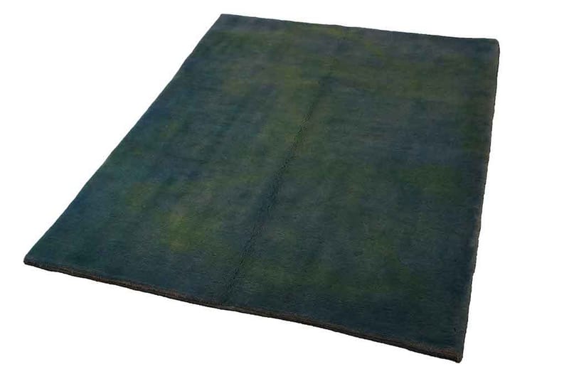 Håndknyttet Gabbeh Shiraz Ull Mørkegrønn/Mørkeblå 150x200 cm - Mørkeblå|Mørkegrønn - Orientalske tepper - Persisk matte