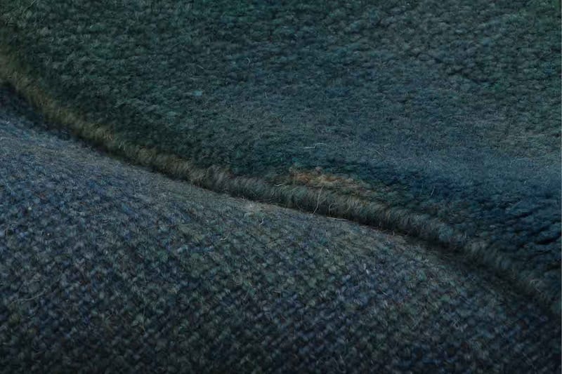 Håndknyttet Gabbeh Shiraz Ull Mørkegrønn/Mørkeblå 150x200 cm - Mørkeblå|Mørkegrønn - Orientalske tepper - Persisk matte