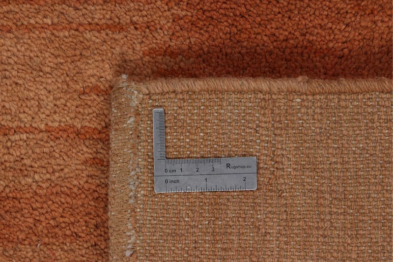Håndknyttet Gabbeh Shiraz Ull Oransje 105x140cm - Oransje - Orientalske tepper - Persisk matte