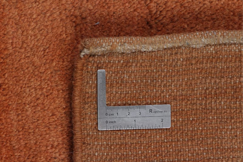 Håndknyttet Gabbeh Shiraz Ull Oransje 88x115cm - Oransje - Orientalske tepper - Persisk matte