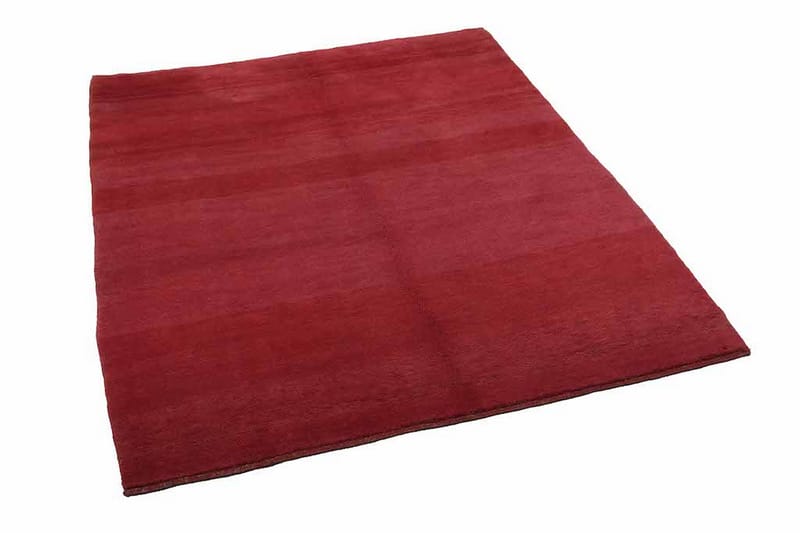 Håndknyttet Gabbeh Shiraz Ull Rød 163x190 cm - Rød - Orientalske tepper - Persisk matte