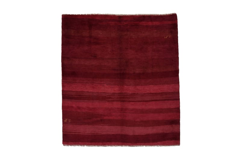 Håndknyttet Gabbeh Shiraz Ull Rød 178x200 cm - Rød - Orientalske tepper - Persisk matte