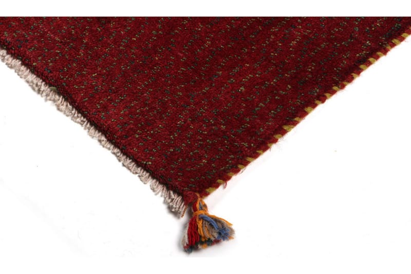 Håndknyttet Gabbeh Shiraz Ull Rød 76x145 cm - Rød - Orientalske tepper - Persisk matte