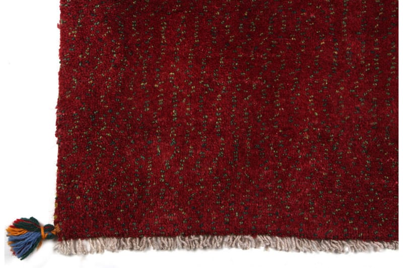 Håndknyttet Gabbeh Shiraz Ull Rød 76x145 cm - Rød - Orientalske tepper - Persisk matte
