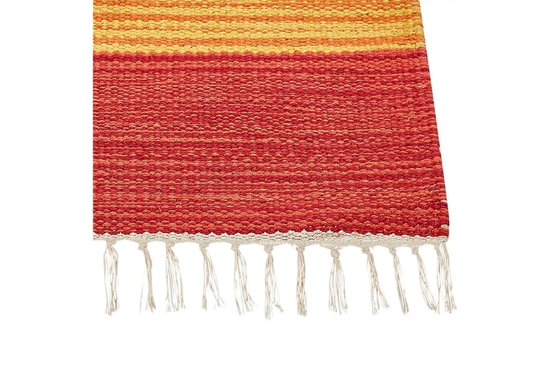 Kamaris Kelimteppe 140x200 cm - Rød - Tekstiler & tepper - Teppe & matte - Orientalske tepper - Kelimtepper