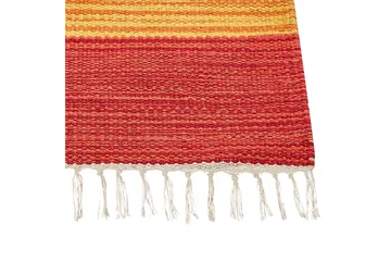 Kamaris Kelimteppe 140x200 cm - Rød - Tekstiler & tepper - Teppe & matte - Orientalske tepper - Kelimtepper