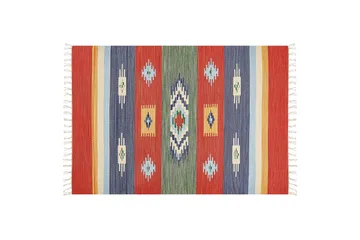 Kamaris Kelimteppe 140x200 cm - Rød - Tekstiler & tepper - Teppe & matte - Orientalske tepper - Kelimtepper