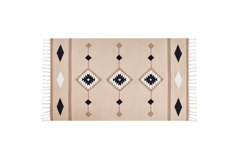 Kelimteppe Berdik 80x150 cm - Beige - Tekstiler & tepper - Teppe & matte - Orientalske tepper - Kelimtepper