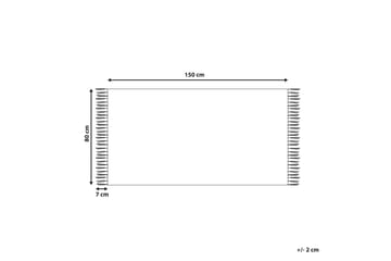 Kelimteppe Kamaris 80x150 cm - Rød - Tekstiler & tepper - Teppe & matte - Orientalske tepper - Kelimtepper