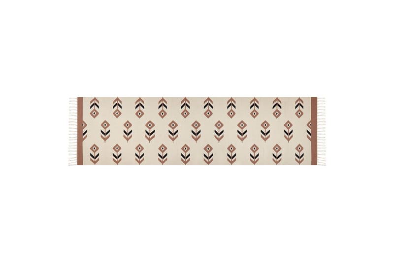 Kelimteppe Niavan 80x300 cm - Beige - Tekstiler & tepper - Teppe & matte - Orientalske tepper - Kelimtepper