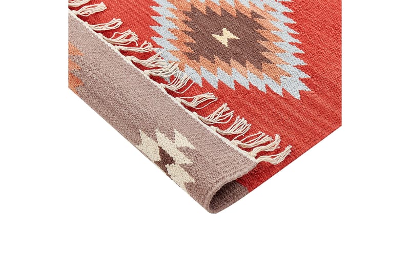 Lorut Kelimteppe 80x300 cm - Rød - Tekstiler & tepper - Teppe & matte - Orientalske tepper - Kelimtepper