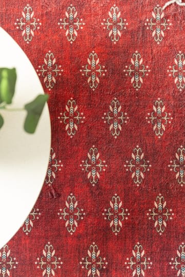 Maskinvevd teppe KM Home Tarfaya 240x340 cm Rød - Rød - Tekstiler & tepper - Teppe & matte - Orientalske tepper - Persisk matte