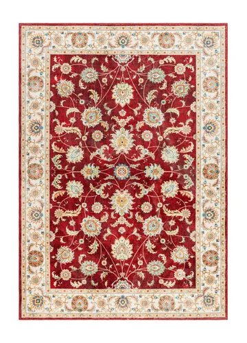 Maskinvevd teppe KM Home Tarfaya 240x340 cm Rød - Rød - Tekstiler & tepper - Teppe & matte - Orientalske tepper - Persisk matte