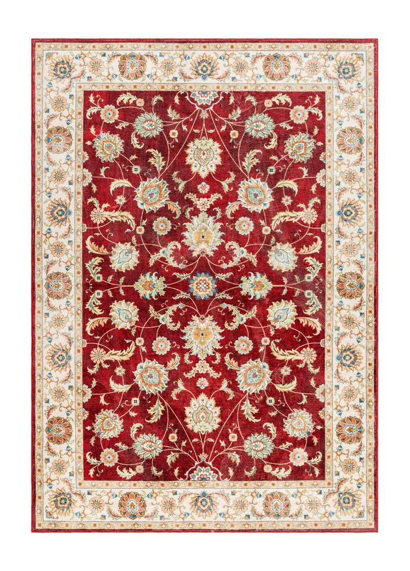 Maskinvevd teppe KM Home Tarfaya 240x340 cm Rød, Rød