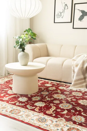 Maskinvevd teppe KM Home Tarfaya 240x340 cm Rød - Rød - Tekstiler & tepper - Teppe & matte - Orientalske tepper - Persisk matte