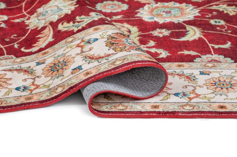 Maskinvevd teppe KM Home Tarfaya 80x150 cm Rød - Rød - Tekstiler & tepper - Teppe & matte - Orientalske tepper - Persisk matte