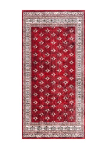 Maskinvevd teppe KM Home Tarfaya 80x300 cm Rød - Rød - Tekstiler & tepper - Teppe & matte - Orientalske tepper - Persisk matte
