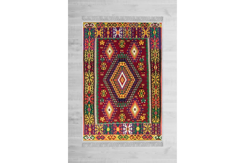 Matte (100 x 200) Homefesto - Bomull - Flerfarget/Fløyel - Tekstiler & tepper - Teppe & matte - Orientalske tepper - Persisk matte