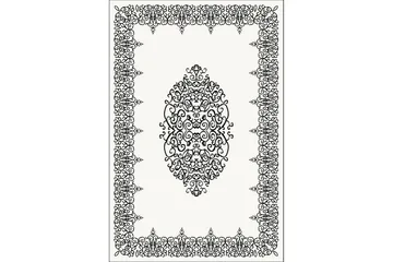 Matte (100 x 200) Homefesto - Bomull - Flerfarget/Fløyel - Tekstiler & tepper - Teppe & matte - Orientalske tepper - Persisk matte