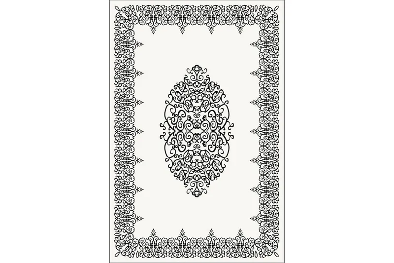 Matte (100 x 200) Homefesto - Bomull - Flerfarget/Fløyel - Tekstiler & tepper - Teppe & matte - Orientalske tepper - Persisk matte