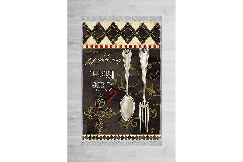 Matte (100 x 200) Homefesto - Bomull, Flerfarget/Fløyel