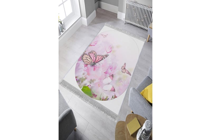 Matte (100 x 200) Homefesto - Bomull - Flerfarget/Fløyel - Tekstiler & tepper - Teppe & matte - Orientalske tepper - Persisk matte