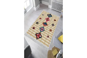 Matte (100 x 200) Homefesto - Bomull - Flerfarget/Fløyel - Tekstiler & tepper - Teppe & matte - Orientalske tepper - Persisk matte