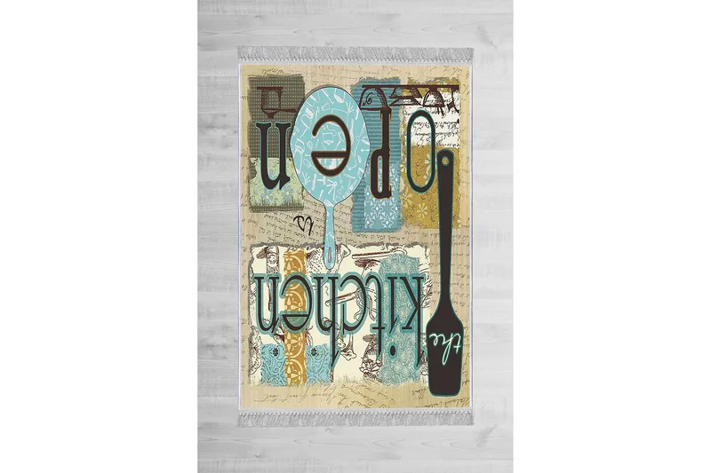 Matte (100 x 200) Homefesto - Bomull - Flerfarget/Fløyel - Tekstiler & tepper - Teppe & matte - Orientalske tepper - Persisk matte