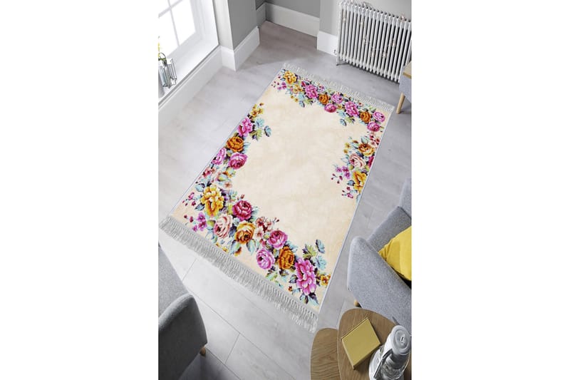 Matte (100 x 200) Homefesto - Bomull - Flerfarget/Fløyel - Tekstiler & tepper - Teppe & matte - Orientalske tepper - Persisk matte