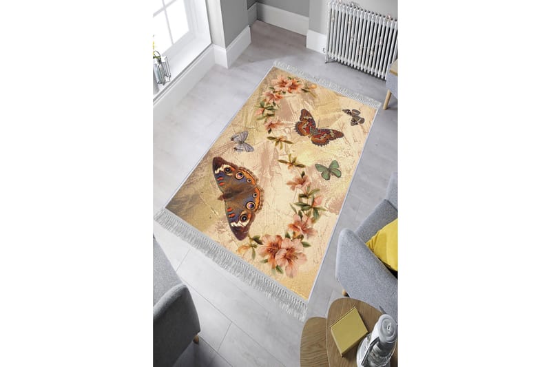 Matte (100 x 300) Homefesto - Bomull - Flerfarget/Fløyel - Tekstiler & tepper - Teppe & matte - Orientalske tepper - Persisk matte