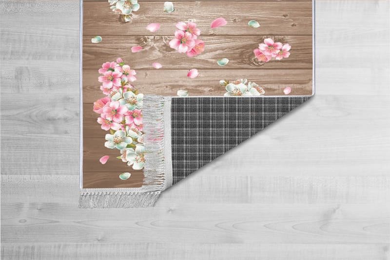 Matte (100 x 300) Homefesto - Bomull, Flerfarget/Fløyel