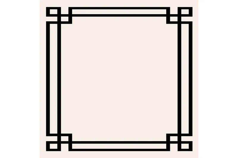 Matte (100x150) Homefesto 5 - Flerfarget - Tekstiler & tepper - Teppe & matte - Orientalske tepper - Persisk matte