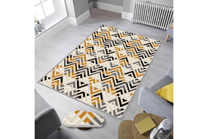 Matte (100x150) Homefesto 5 - Flerfarget - Tekstiler & tepper - Teppe & matte - Orientalske tepper - Persisk matte