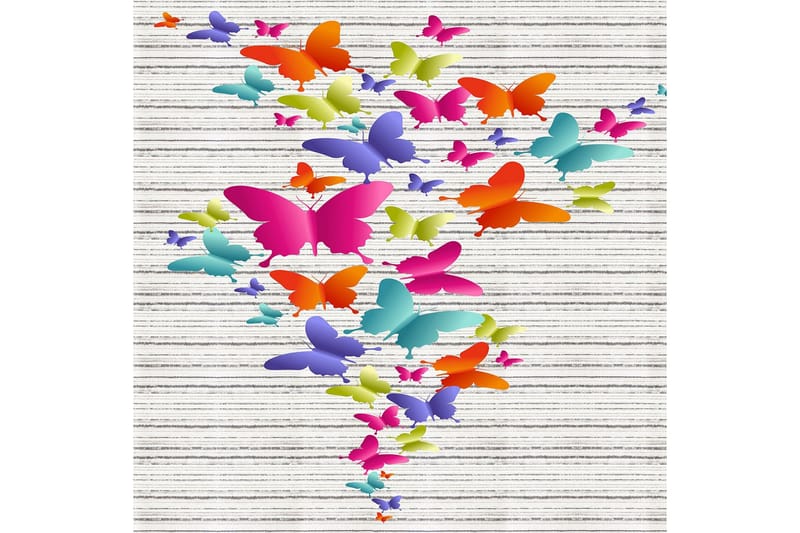 Matte (100x150) Homefesto 5 - Flerfarget - Tekstiler & tepper - Teppe & matte - Orientalske tepper - Persisk matte