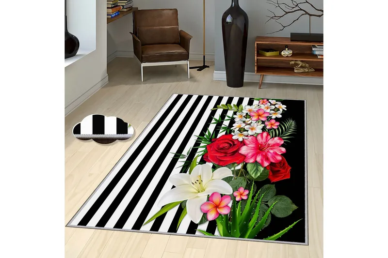 Matte (100x200) Homefesto 4, Flerfarget